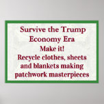 Survive Trump Economy Make It Poster