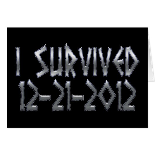 Survived 2012 cards (Front Horizontal)