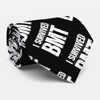 Survived Basic Military Training BMT Trainee Gift Neck Tie