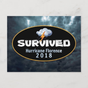 Survived Hurricane Florence Postcard