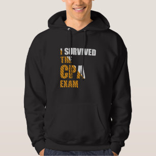 Survived The CPA Exam Certified Accountant Hoodie