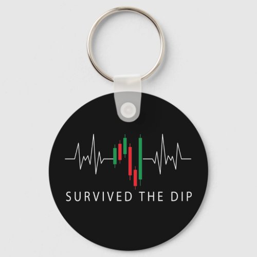 Survived the Dip  Keychain