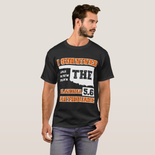 SURVIVED THE OKLAHOMA EARTHQUAKE T_Shirt