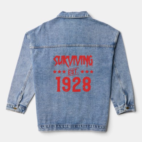 Surviving Est 1928  Denim Jacket