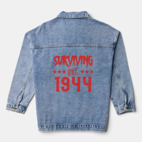 Surviving Est 1944  Denim Jacket
