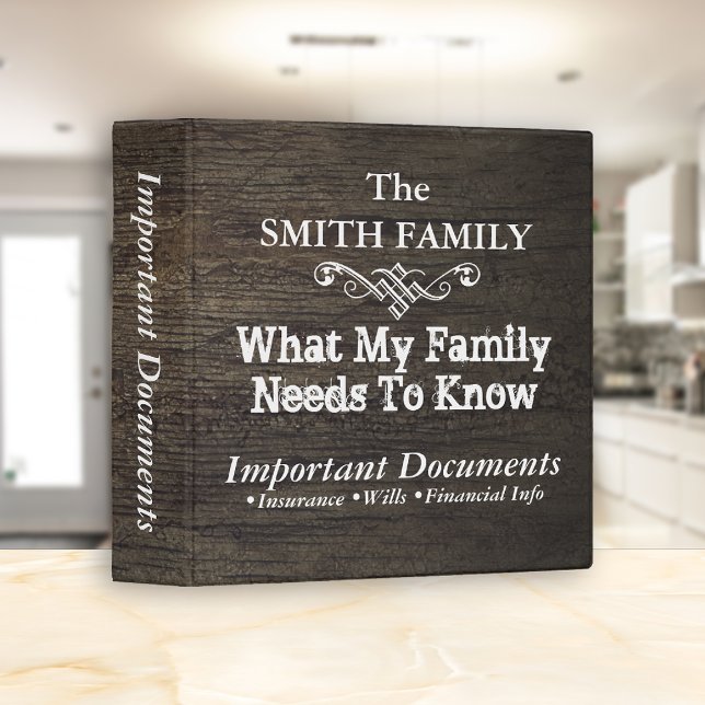 Surviving Family Documents•Custom 3 Ring Binder (Creator Uploaded)