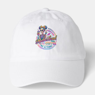 Surviving Motherhood One Coffee at a Time Colorful Hat