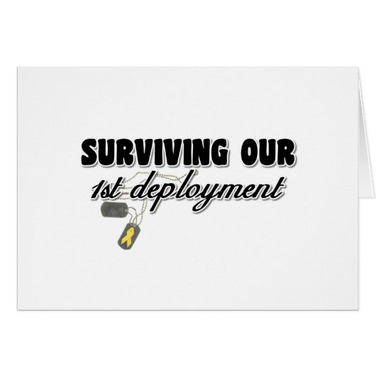 Surviving Our 1st Deployment Cards (Front Horizontal)