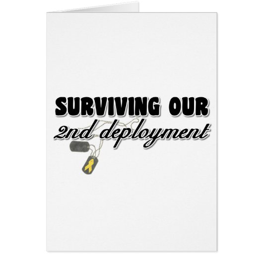 Surviving Our 2nd Deployment Cards (Front)