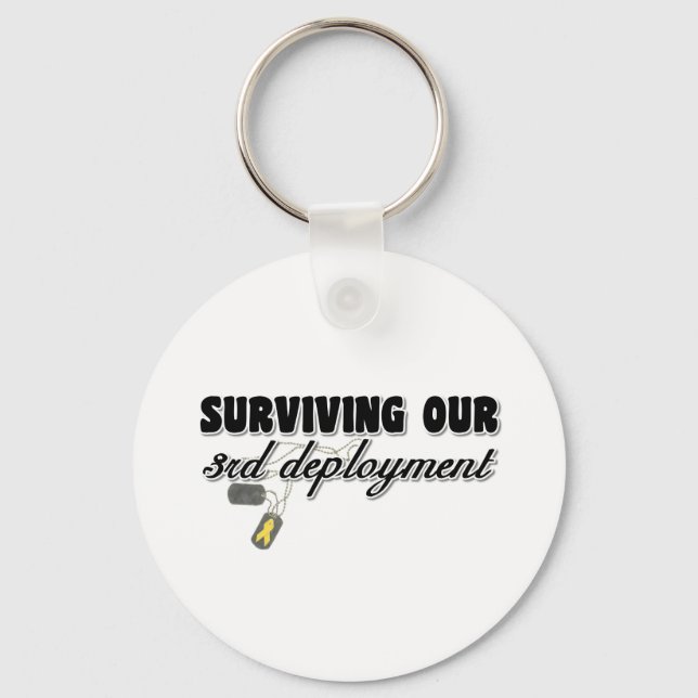 Surviving Our 3rd Deployment Keychain (Front)