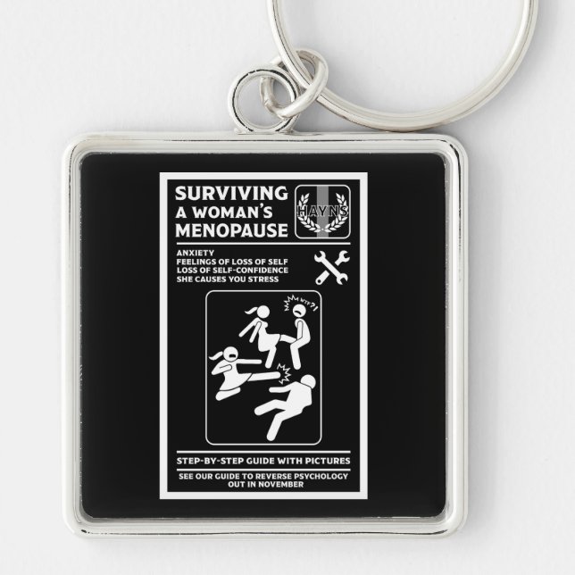 Surviving The Menopause Keychain (Front)