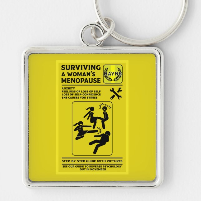 Surviving The Menopause Keychain (Front)