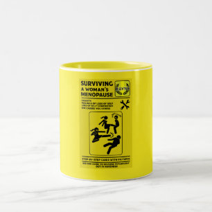 Surviving The Menopause Two-Tone Coffee Mug