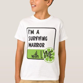 Surviving Warrior with LYME T-Shirt