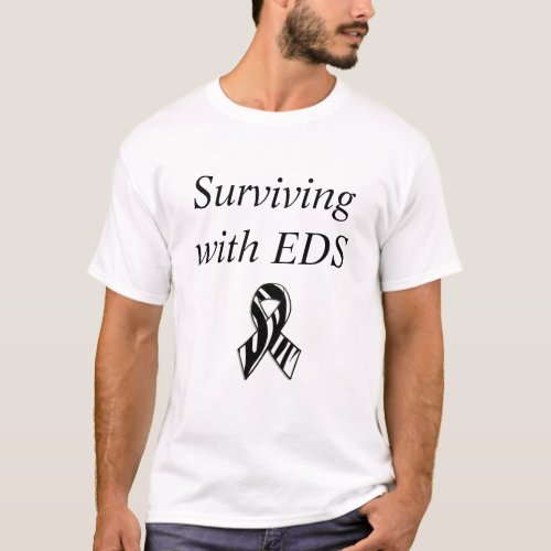 Surviving with EDS Ehlers_Danlos Syndrome Ribbon T_Shirt