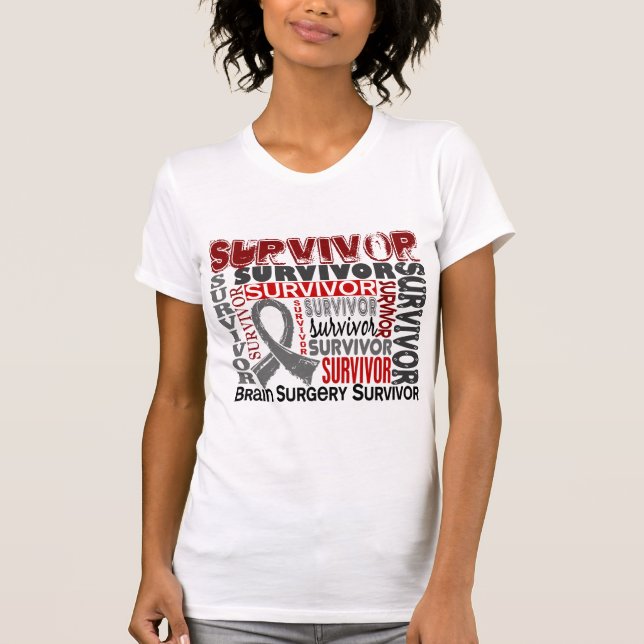 Survivor 10 Brain Surgery T-Shirt (Front)