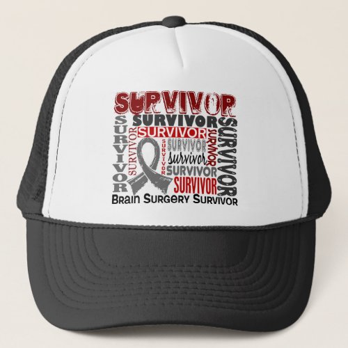 Survivor 10 Brain Surgery Trucker Hat