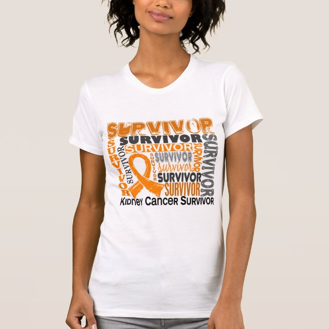 Survivor 10 Kidney Cancer T-Shirt (Front)
