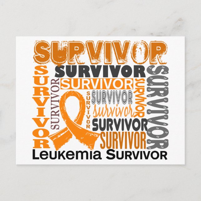 Survivor 10 Leukemia Postcard (Front)