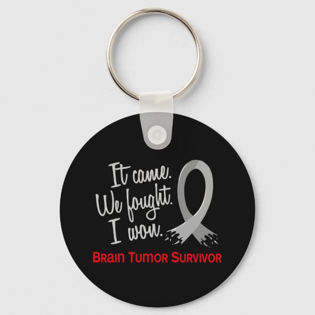 Survivor 11 Brain Tumor Keychain (Front)