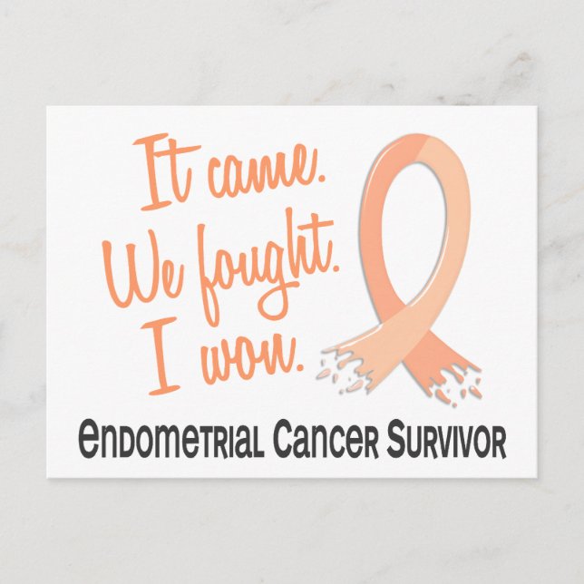 Survivor 11 Endometrial Cancer Postcard (Front)