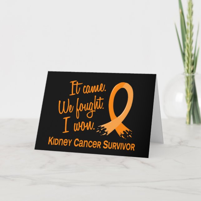 Survivor 11 Kidney Cancer Card (Front)