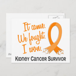 Survivor 11 Kidney Cancer Postcard | Zazzle