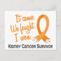Survivor 11 Kidney Cancer Postcard