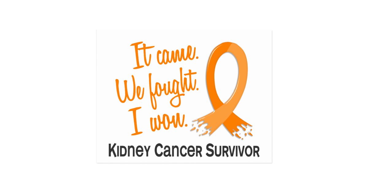 Survivor 11 Kidney Cancer Postcard