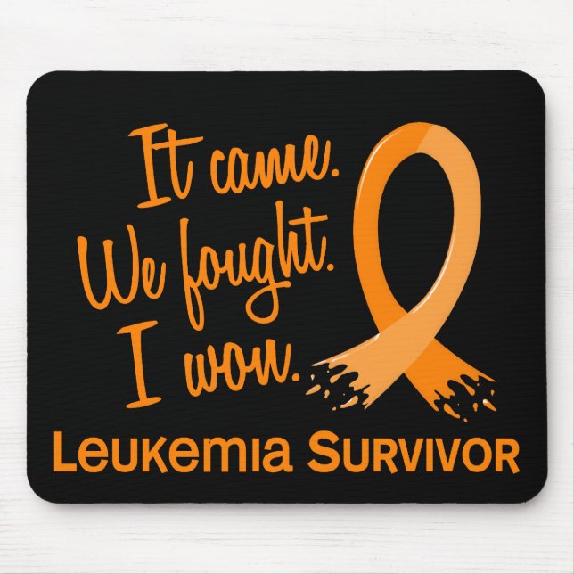 Survivor 11 Leukemia Mouse Pad (Front)