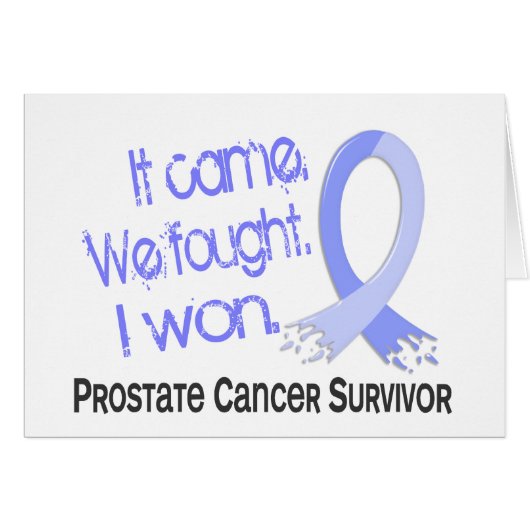 Survivor 11 Prostate Cancer Cards (Front Horizontal)