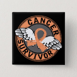 Survivor 14 Endometrial Cancer Button