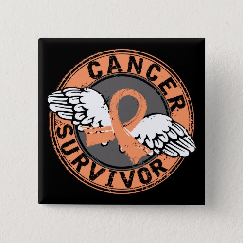 Survivor 14 Endometrial Cancer Button