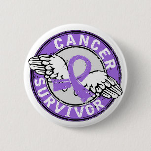 Survivor 14 Hodgkin's Lymphoma Button