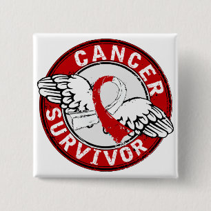 Survivor 14 Oral Cancer Button