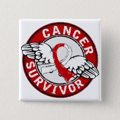Survivor 14 Oral Cancer Button