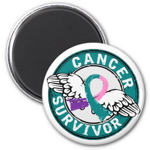 Survivor 14 Thyroid Cancer Magnet