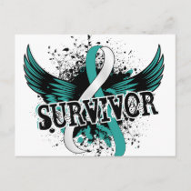 Survivor 16 Cervical Cancer Postcard