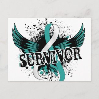 Survivor 16 Cervical Cancer Postcard