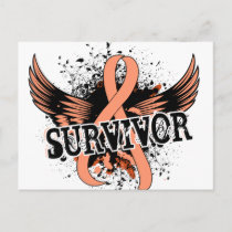 Survivor 16 Endometrial Cancer Postcard