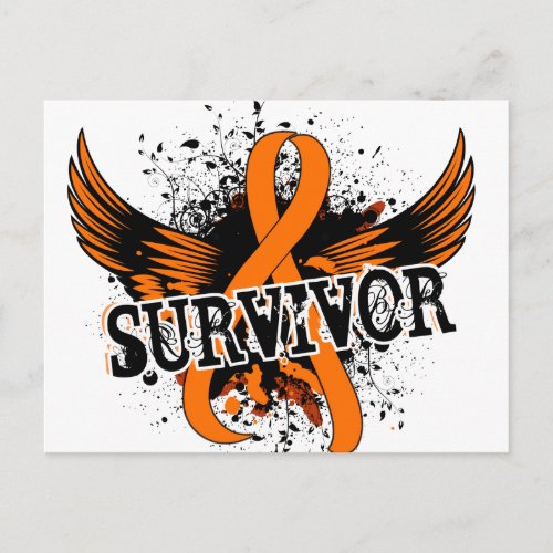 Survivor 16 Leukemia Postcard