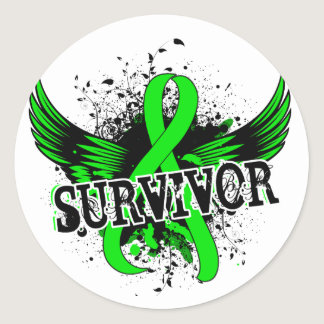 Survivor 16 Non-Hodgkin's Lymphoma Classic Round Sticker