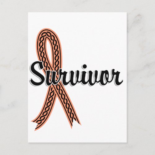 Survivor 17 Uterine Cancer Postcard