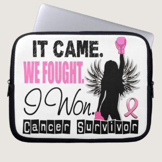 Survivor 22 Breast Cancer Laptop Sleeve