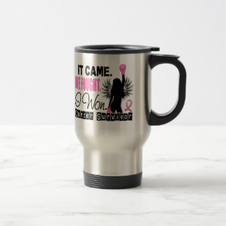 Survivor 22 Breast Cancer Travel Mug