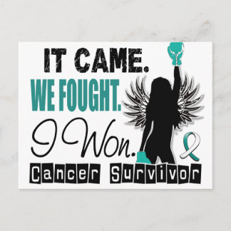 Survivor 22 Cervical Cancer Postcard