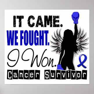 Survivor 22 Colon Cancer Poster