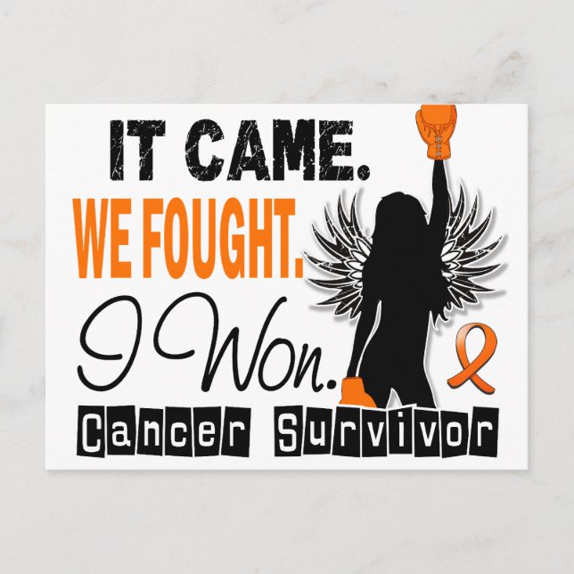 Survivor 22 Leukemia Postcard (Front)