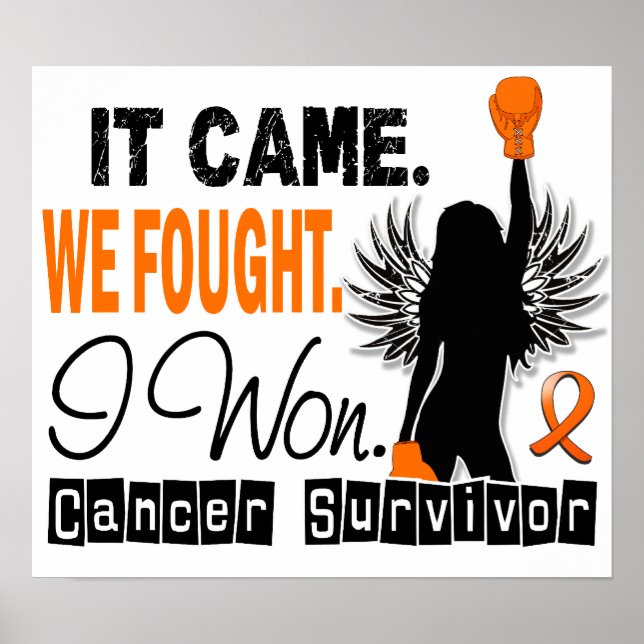 Survivor 22 Leukemia Poster (Front)