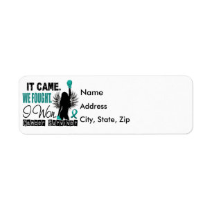 Survivor 22 Ovarian Cancer Label